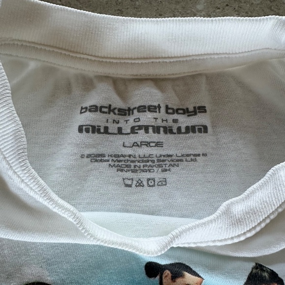 BACKSTREET BOYS AUTHENTIC SPHERE MILLENNIUM CONCERT T SHIRT LAS VEGAS LARGE - Picture 3 of 5